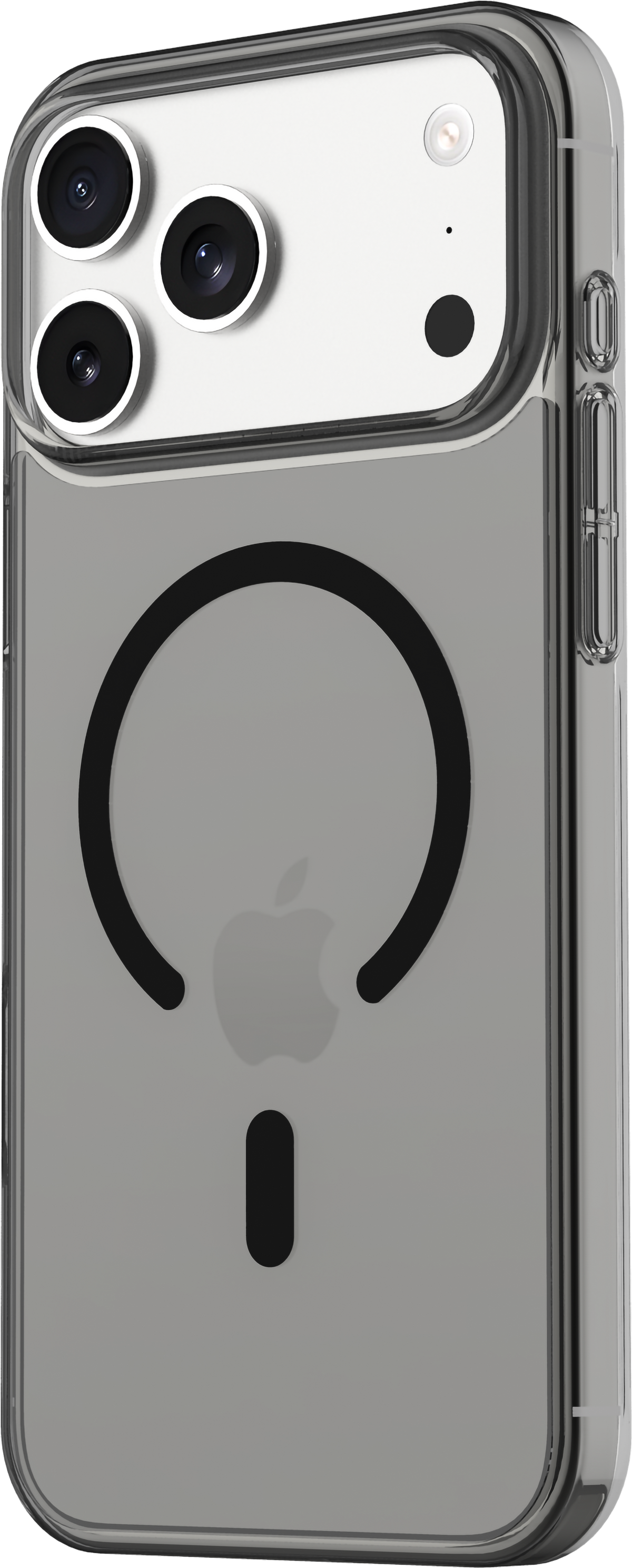 Tekne Crystal Hybrid Case for iPhone 17 Pro Max-Clear Black