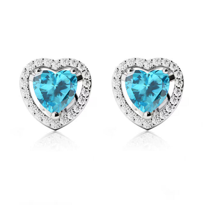 10k White Gold Plated 1 Ct Created Halo Heart Blue Topaz Stud Earrings111111111111111111111111111111111111111111111111111111111111111111111111111111111111111111111111111111 ++ ++ ++ ++ ++ ++ ++ ++ ++ ++ ++ ++ ++ ++ ++ ++ ++ ++ ++ ++ ++ ++ ++ ++ ++ ++ ++