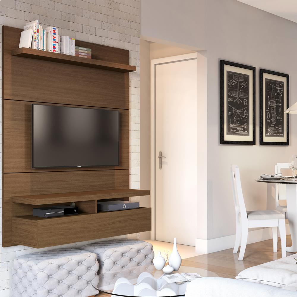 Manhattan Comfort City 1.2 Floating Wall Theater Entertainment Center | TV Panels | Modishstore-9