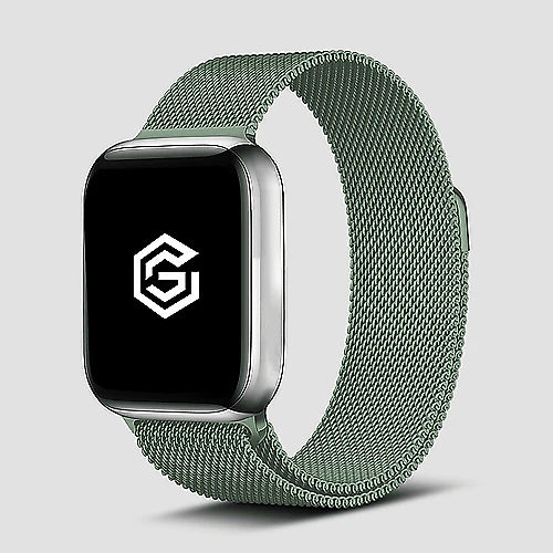 GRIPP 42/44/45mm stainless steel watch strap - Green
