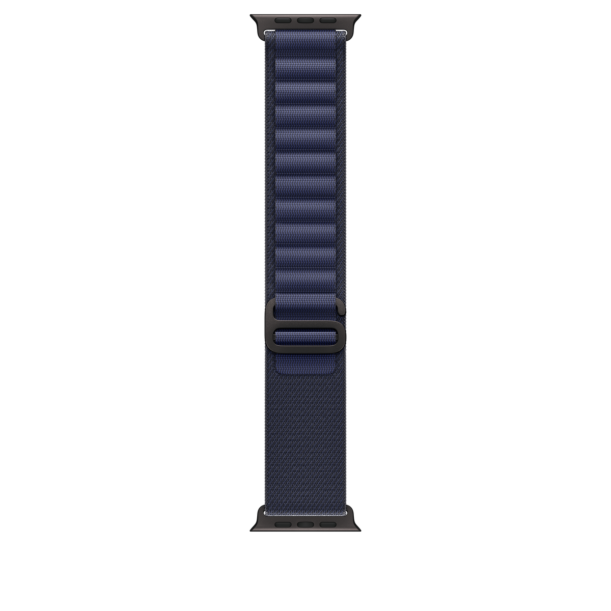 49mm Navy Alpine Loop - Medium - Black Titanium Finish