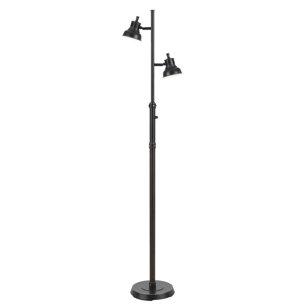 Cal Lighting BO-2616FL 7W X 2 Led Metal Floor Lamp