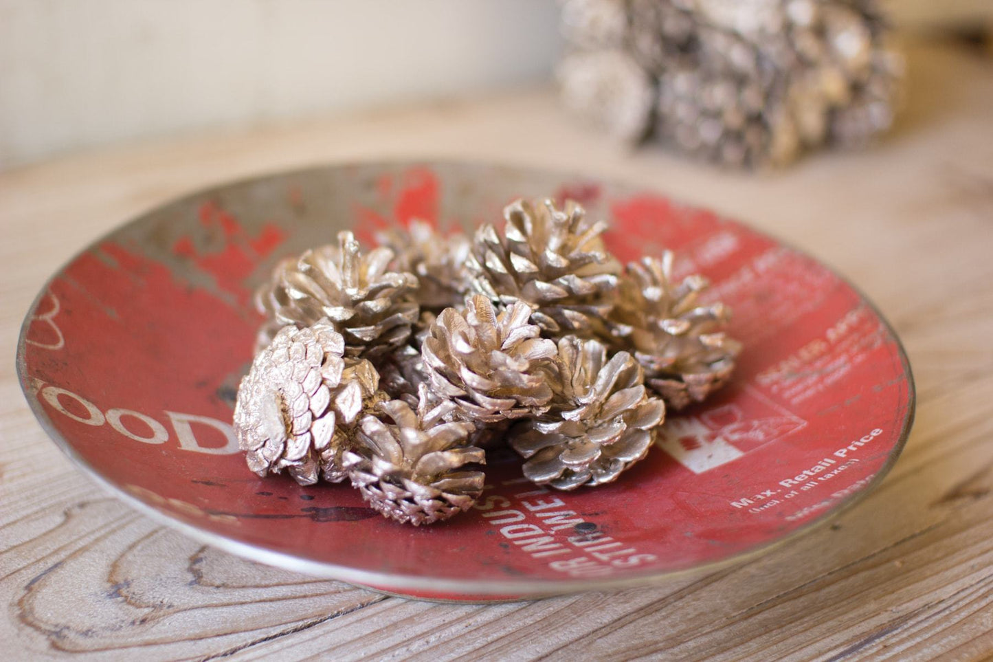 Kalalou Bag Of Pine Cones With Champagne Finish - Set of 4 boxes6
