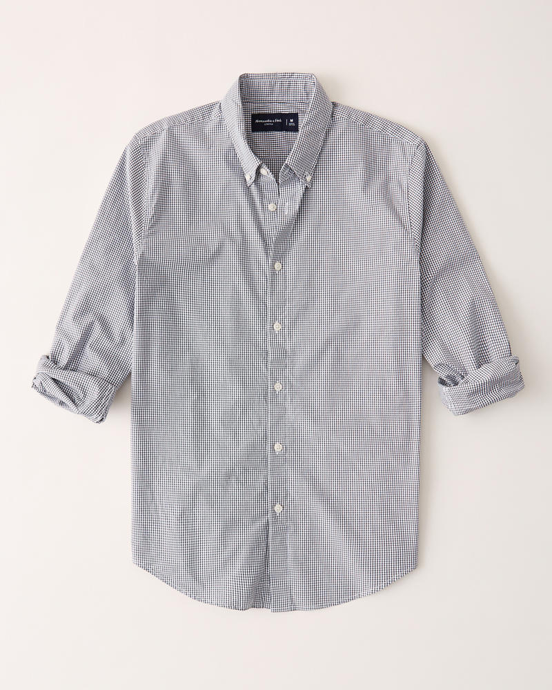 Icon Poplin Button-Up Shirt