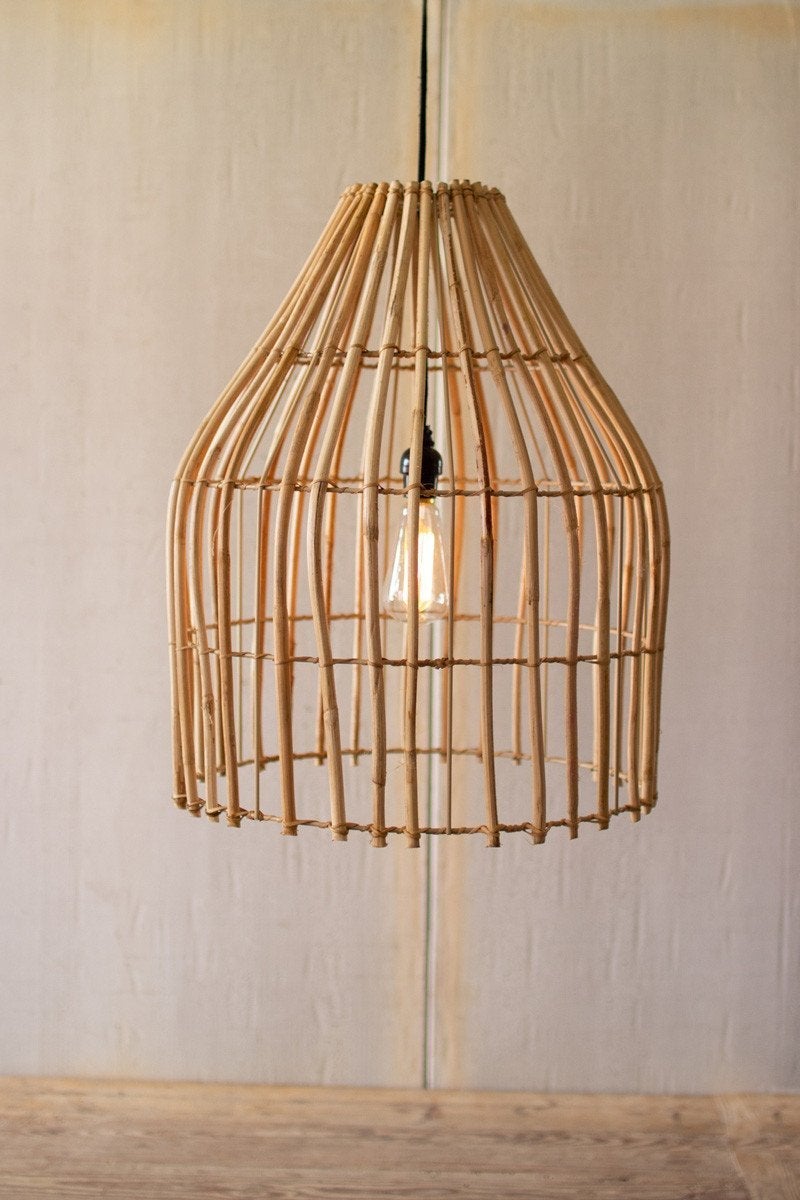 Kalalou Cane Pendant Light - Dome6