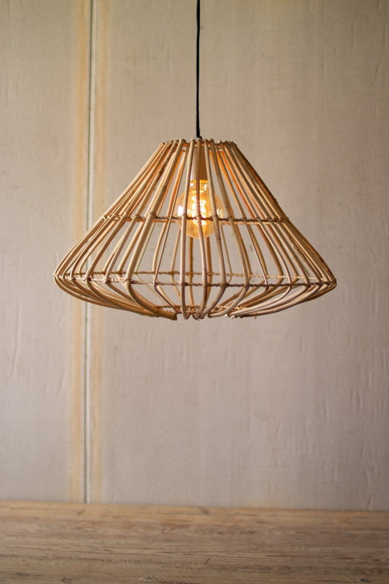 Kalalou Cane Pendant Light - Triangle6