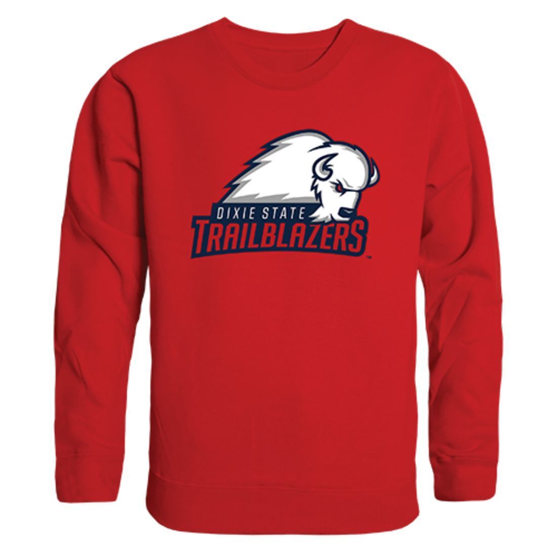 DSU Dixie State University College Crewneck Pullover Sweatshirt Red