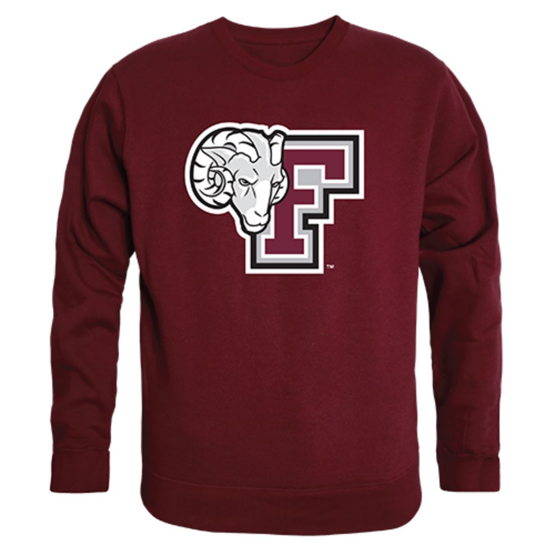 Fordham University College Crewneck Pullover Sweatshirt Maroon