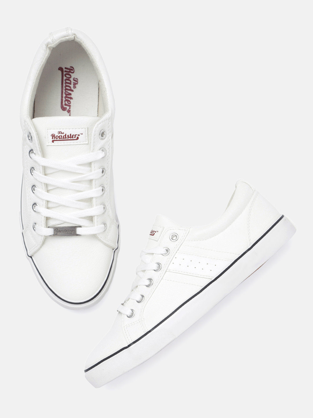 Roadster Men White Sneakers1