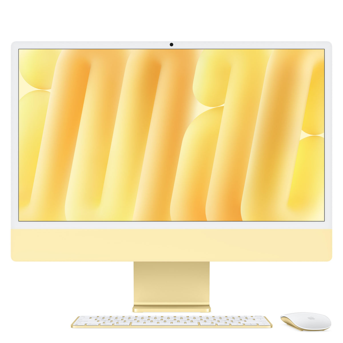 24-inch iMac with Retina 4.5K display: Apple M4 chip with 10-core CPU and 10-core GPU, 512GB SSD - Yellow