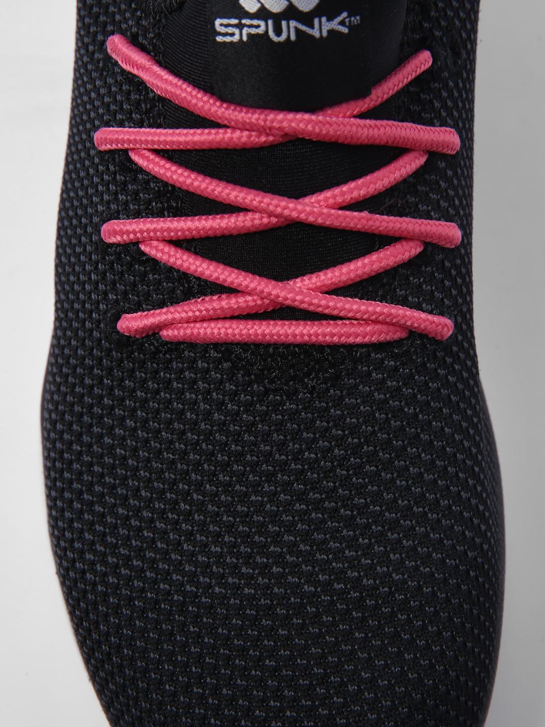 Spunk Knitted Lace-Up Sport Shoes