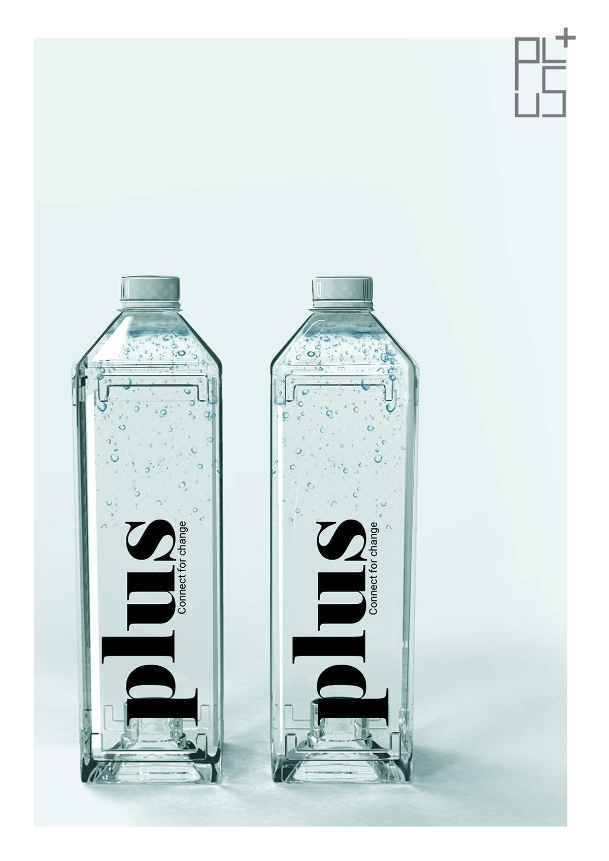 Plastic Bottle with Design
