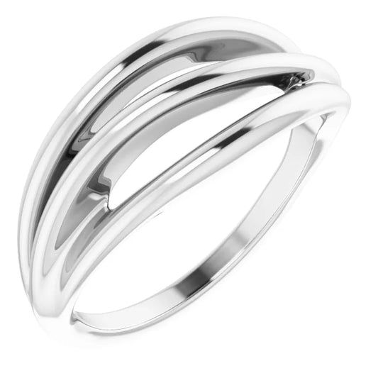 Sterling Silver Negative Space Ring