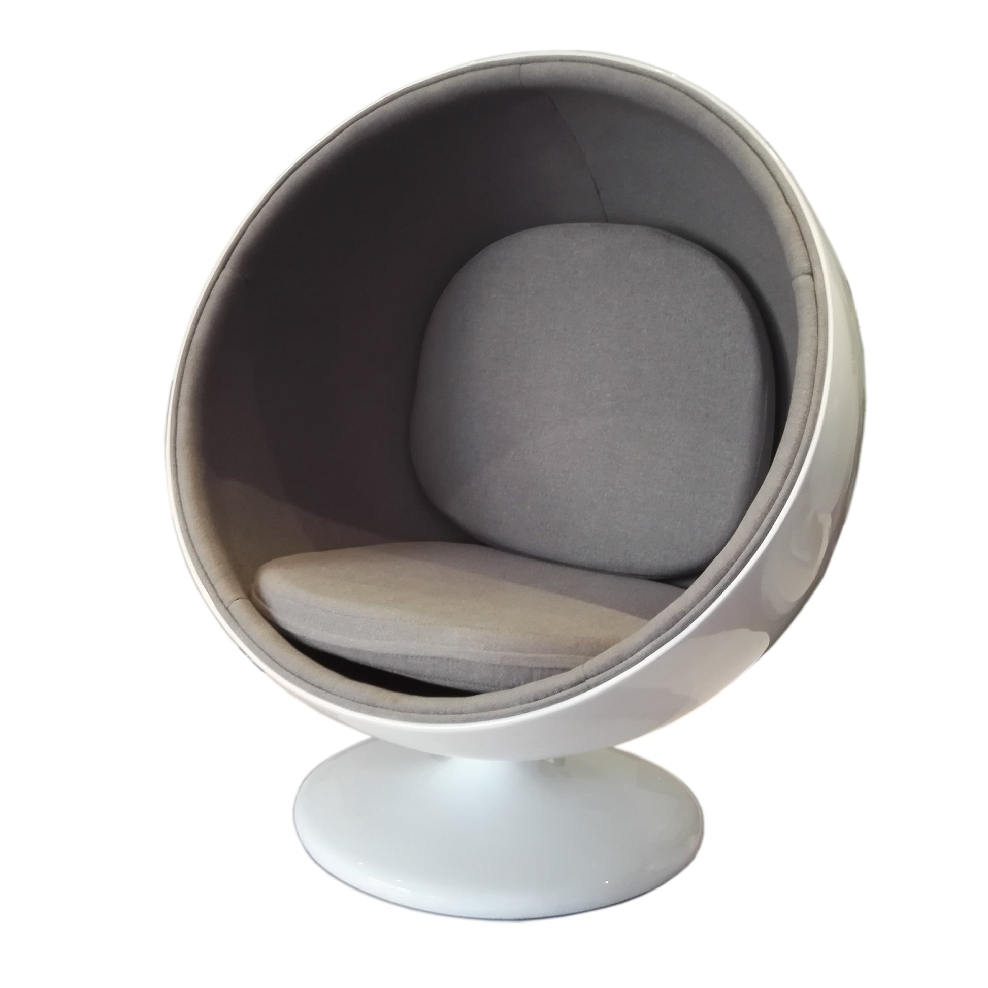 Fine Mod Imports Ball Chair, Gray | Accent Chairs | Modishstore