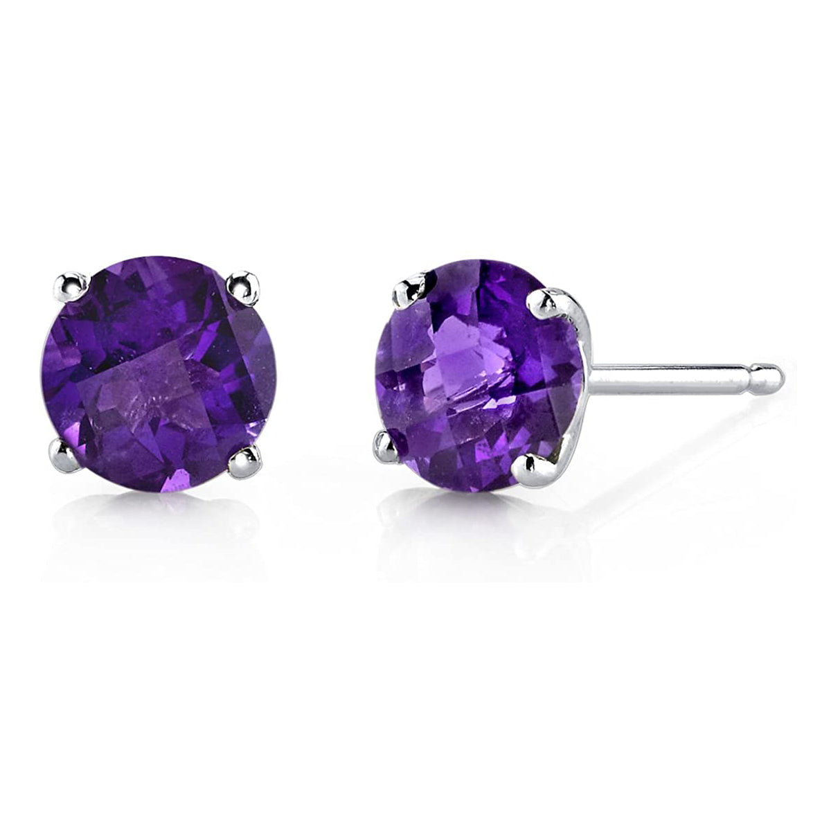 10k White Gold Plated 1 Carat Round Created Amethyst Sapphire Stud Earrings1111111111111111111111111111111111111111111111111111111111111111111111111111111111111111111111111111111 ++ ++ ++ ++ ++ ++ ++ ++ ++ ++ ++ ++ ++ ++ ++ ++ ++ ++ ++ ++ ++ ++ ++ ++ ++