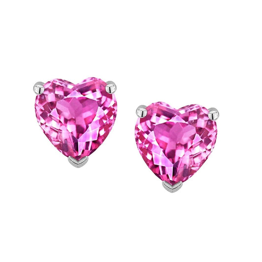10k White Gold Plated 1 Carat Heart Created Pink Sapphire Stud Earrings11111111111111111111111111111111111111111111111111111111111111111111111111111111111111111111111111111111 ++ ++ ++ ++ ++ ++ ++ ++ ++ ++ ++ ++ ++ ++ ++ ++ ++ ++ ++ ++ ++ ++ ++ ++ ++ ++