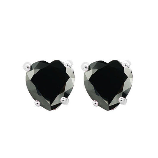 10k White Gold Plated 1 Carat Heart Created Black Sapphire Stud Earrings11111111111111111111111111111111111111111111111111111111111111111111111111111111111111111111111111111111111 ++ ++ ++ ++ ++ ++ ++ ++ ++ ++ ++ ++ ++ ++ ++ ++ ++ ++ ++ ++ ++ ++ ++ ++ ++
