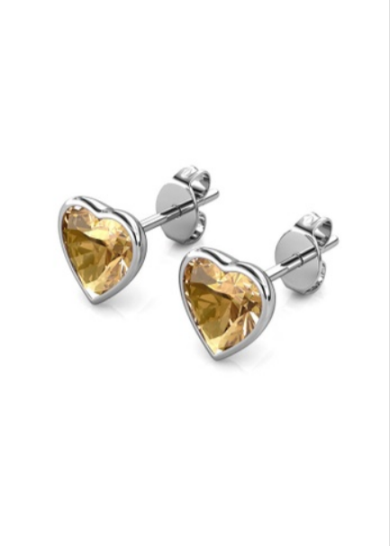 10k White Gold Plated 1 Carat Heart Created Champagne Stud Earrings1111111111111111111111111111111111111111111111111111111111111111111111111111111111111111111111111111111111 ++ ++ ++ ++ ++ ++ ++ ++ ++ ++ ++ ++ ++ ++ ++ ++ ++ ++ ++ ++ ++ ++ ++ ++ ++ ++ ++