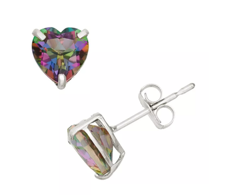 10k White Gold Plated 1 Carat Heart Created Mystic Topaz Stud Earrings1111111111111111111111111111111111111111111111111111111111111111111111111111111111111111111111111111111111 ++ ++ ++ ++ ++ ++ ++ ++ ++ ++ ++ ++ ++ ++ ++ ++ ++ ++ ++ ++ ++ ++ ++ ++ ++ ++