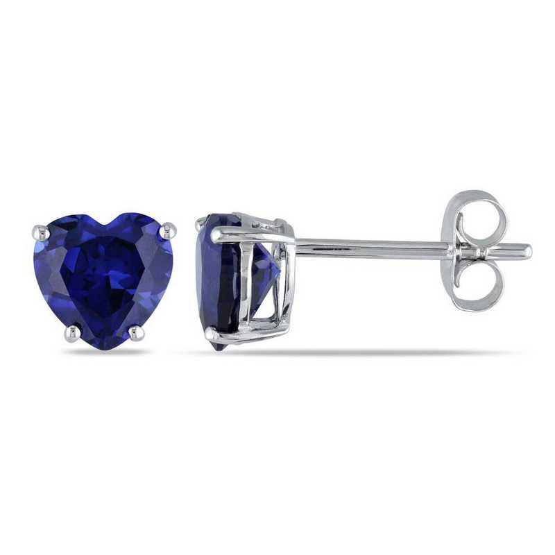10k White Gold Plated 1/2 Carat Heart Created Blue Sapphire Stud Earrings11111111111111111111111111111111111111111111111111111111111111111111111111111111111111111111111 ++ ++ ++ ++ ++ ++ ++ ++ ++ ++ ++ ++ ++ ++ ++ ++ ++ ++ ++ ++ ++ ++ ++ ++ ++ ++ ++ ++ ++