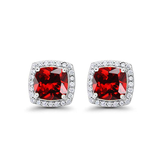 10k White Gold Plated 1 Ct Created Halo Princess Cut Garnet Stud Earrings1111111111111111111111111111111111111111111111111111111111111111111111111111111111111111111111111111 ++ ++ ++ ++ ++ ++ ++ ++ ++ ++ ++ ++ ++ ++ ++ ++ ++ ++ ++ ++ ++ ++ ++ ++ ++ ++ ++