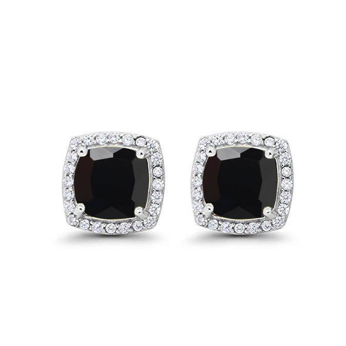 10k White Gold Plated 1 Ct Created Halo Princess Cut Black Sapphire Stud Earrings11111111111111111111111111111111111111111111111111111111111111111111111111111111111111111111111111 ++ ++ ++ ++ ++ ++ ++ ++ ++ ++ ++ ++ ++ ++ ++ ++ ++ ++ ++ ++ ++ ++ ++ ++ ++