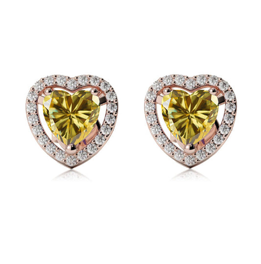 10k Rose Gold Plated 1 Ct Created Halo Heart Yellow Sapphire Stud Earrings1111111111111111111111111111111111111111111111111111111111111111111111111111111111111111111111111111111 ++ ++ ++ ++ ++ ++ ++ ++ ++ ++ ++ ++ ++ ++ ++ ++ ++ ++ ++ ++ ++ ++ ++ ++ ++ ++