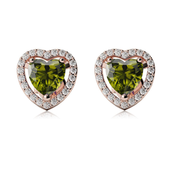 10k Rose Gold Plated 1/2 Ct Created Halo Heart Peridot Stud Earrings11111111111111111111111111111111111111111111111111111111111111111111111111111111111111111111111111111111 ++ ++ ++ ++ ++ ++ ++ ++ ++ ++ ++ ++ ++ ++ ++ ++ ++ ++ ++ ++ ++ ++ ++ ++ ++ ++ ++