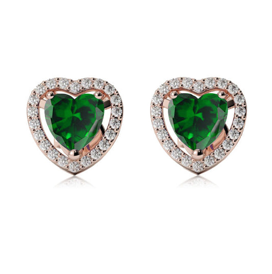 10k Rose Gold Plated 1 Ct Created Halo Heart Emerald Stud Earrings1111111111111111111111111111111111111111111111111111111111111111111111111111111111111111111111111111111111 ++ ++ ++ ++ ++ ++ ++ ++ ++ ++ ++ ++ ++ ++ ++ ++ ++ ++ ++ ++ ++ ++ ++ ++ ++ ++ ++