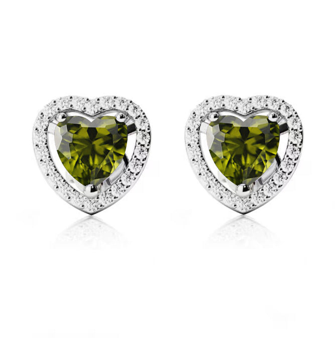 10k White Gold Plated 1 Ct Created Halo Heart Peridot Stud Earrings111111111111111111111111111111111111111111111111111111111111111111111111111111111111111111111111111111 ++ ++ ++ ++ ++ ++ ++ ++ ++ ++ ++ ++ ++ ++ ++ ++ ++ ++ ++ ++ ++ ++ ++ ++ ++ ++ ++ ++