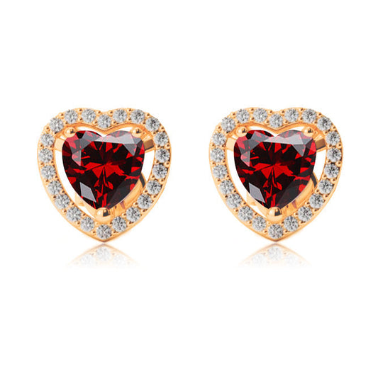 10k  Yellow Gold Plated 1/2 Ct Created Halo Heart Garnet Stud Earrings1111111111111111111111111111111111111111111111111111111111111111111111111111111111111111111111111111111111111 ++ ++ ++ ++ ++ ++ ++ ++ ++ ++ ++ ++ ++ ++ ++ ++ ++ ++ ++ ++ ++ ++ ++ ++ ++