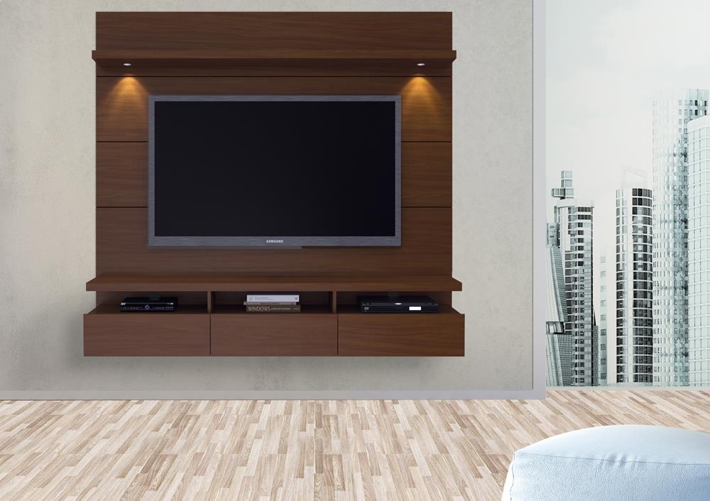 Manhattan Comfort Cabrini 1.8 Floating Wall Theater Entertainment Center | TV Panels | Modishstore-4