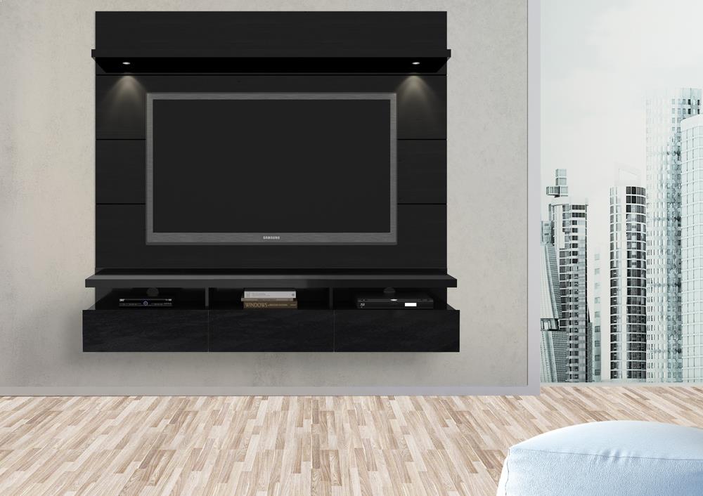 Manhattan Comfort Cabrini 1.8 Floating Wall Theater Entertainment Center | TV Panels | Modishstore-5