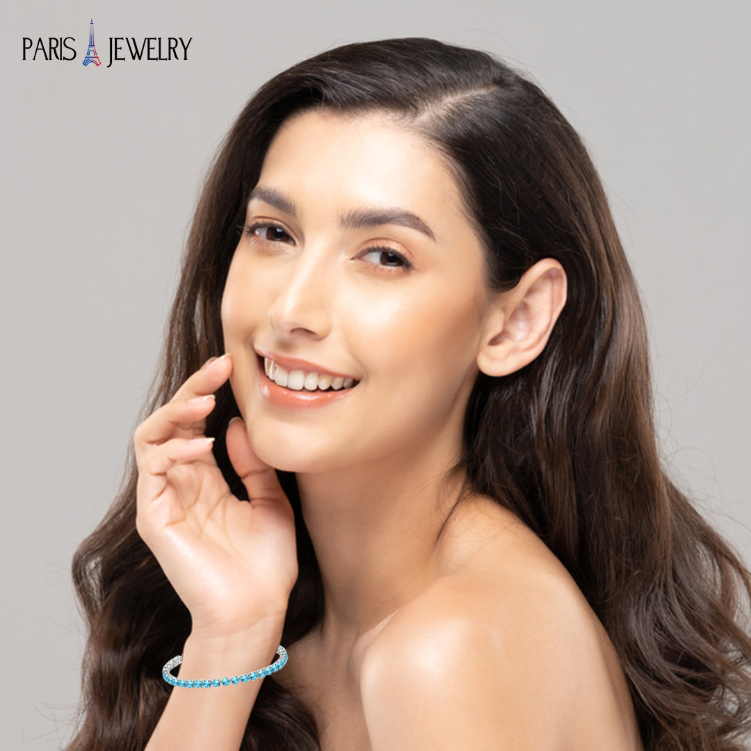 10k White Gold 7 Cttw Created Aquamarine Round Adjustable Tennis Bracelet Plated111111111111111111111111111111111111111111111111111111111111111111111111111111111111111111111111111111111 ++ ++ ++ ++ ++ ++ ++ ++ ++ ++ ++ ++ ++ ++ ++ ++ ++ ++ ++ ++ ++ ++ ++