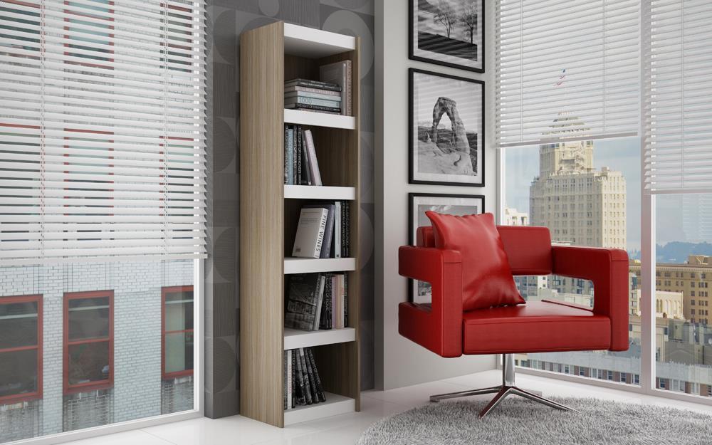 Accentuations by Manhattan Comfort Valuable Parana Bookcase 2.0 with 5 Shelves - Modish Store