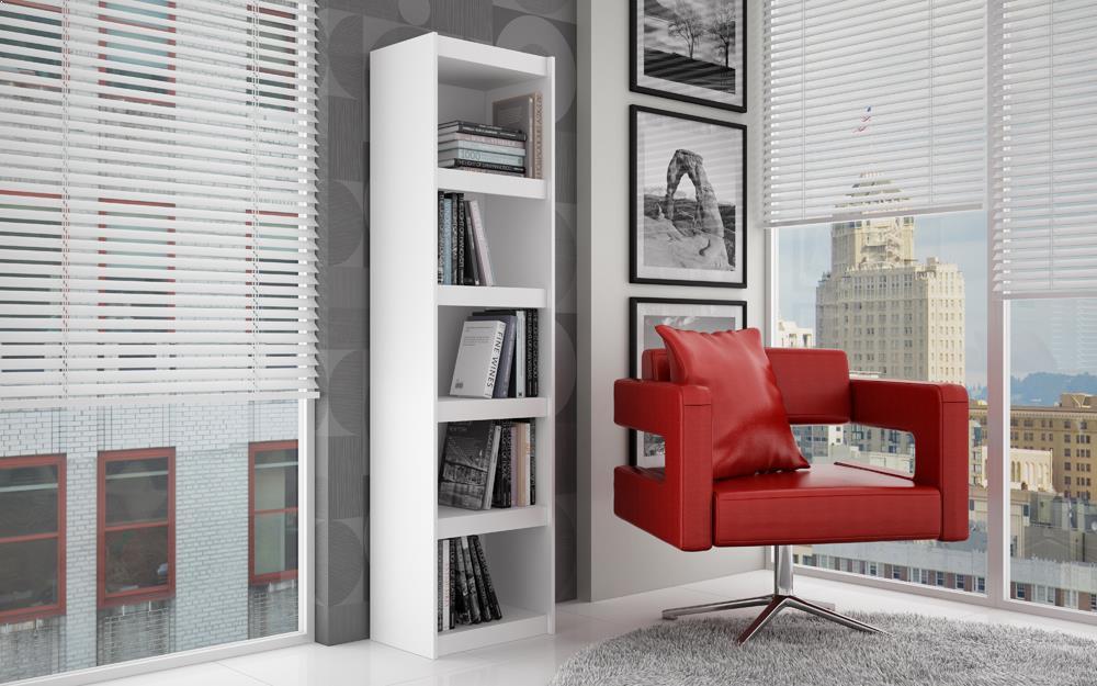 Accentuations by Manhattan Comfort Valuable Parana Bookcase 2.0 with 5 Shelves - Modish Store