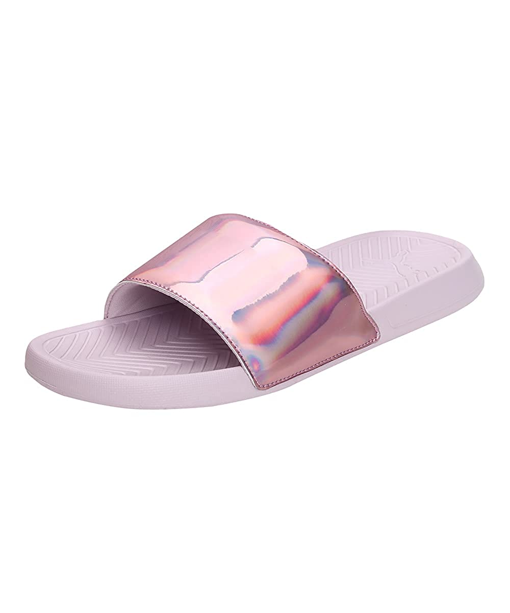 Puma unisex-adult Popcat Chrome Slides