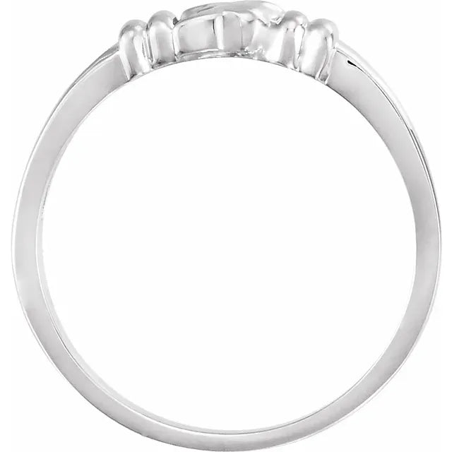 Sterling Silver Holy Spirit Chastity Ring