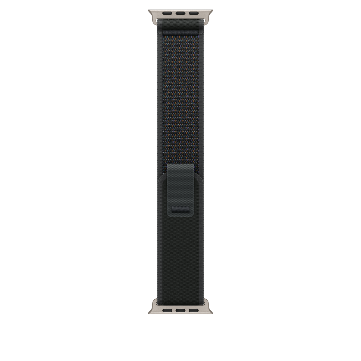 49mm Black Trail Loop - M/L - Natural Titanium Finish