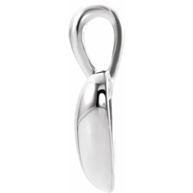 Sterling Silver Youth Heart Pendant