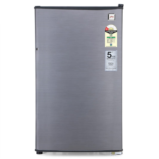 Godrej 99 L 1 Star Direct Cool Single Door Refrigerator (RD CHAMP 114A 13 WRF ST GR, Steel Grey, Wired Shelves)