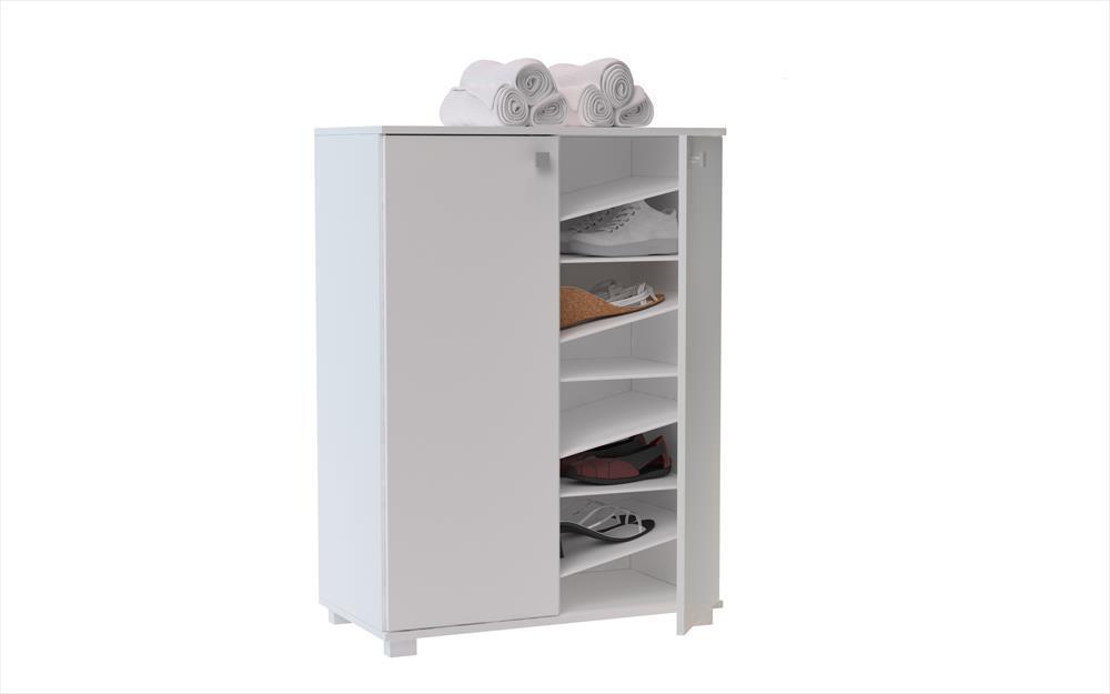 Accentuations by Manhattan Comfort Sophisticated Navarra "Z" Shoe Closet with 8 Shelves - Modish Store