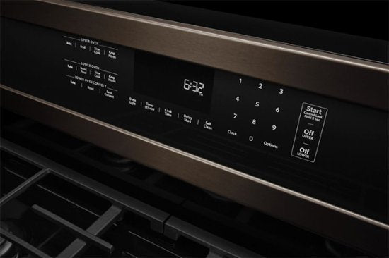 KitchenAid - 6.7 Cu. Ft. Self-Cleaning Freestanding Double Oven Electric Convection Range