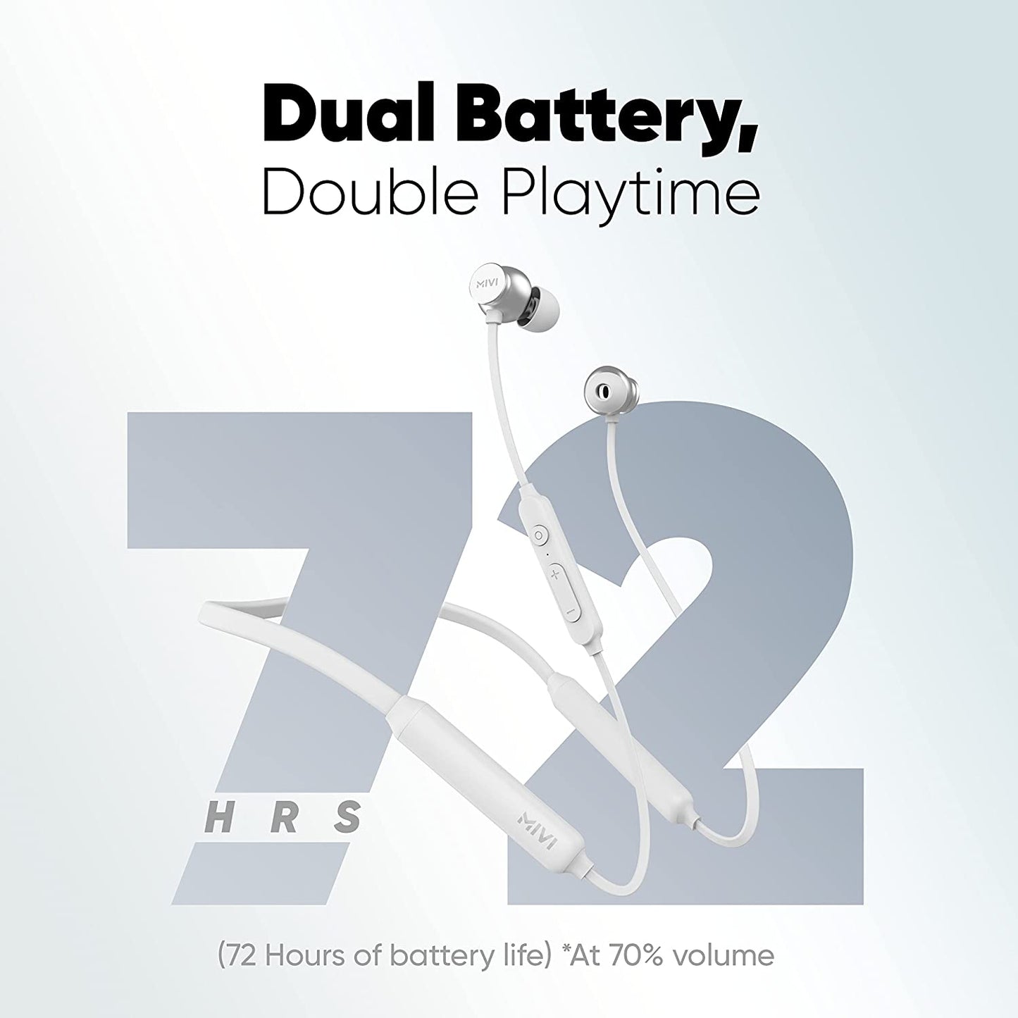 Mivi Collar Flash Pro Bluetooth Earphones with mic