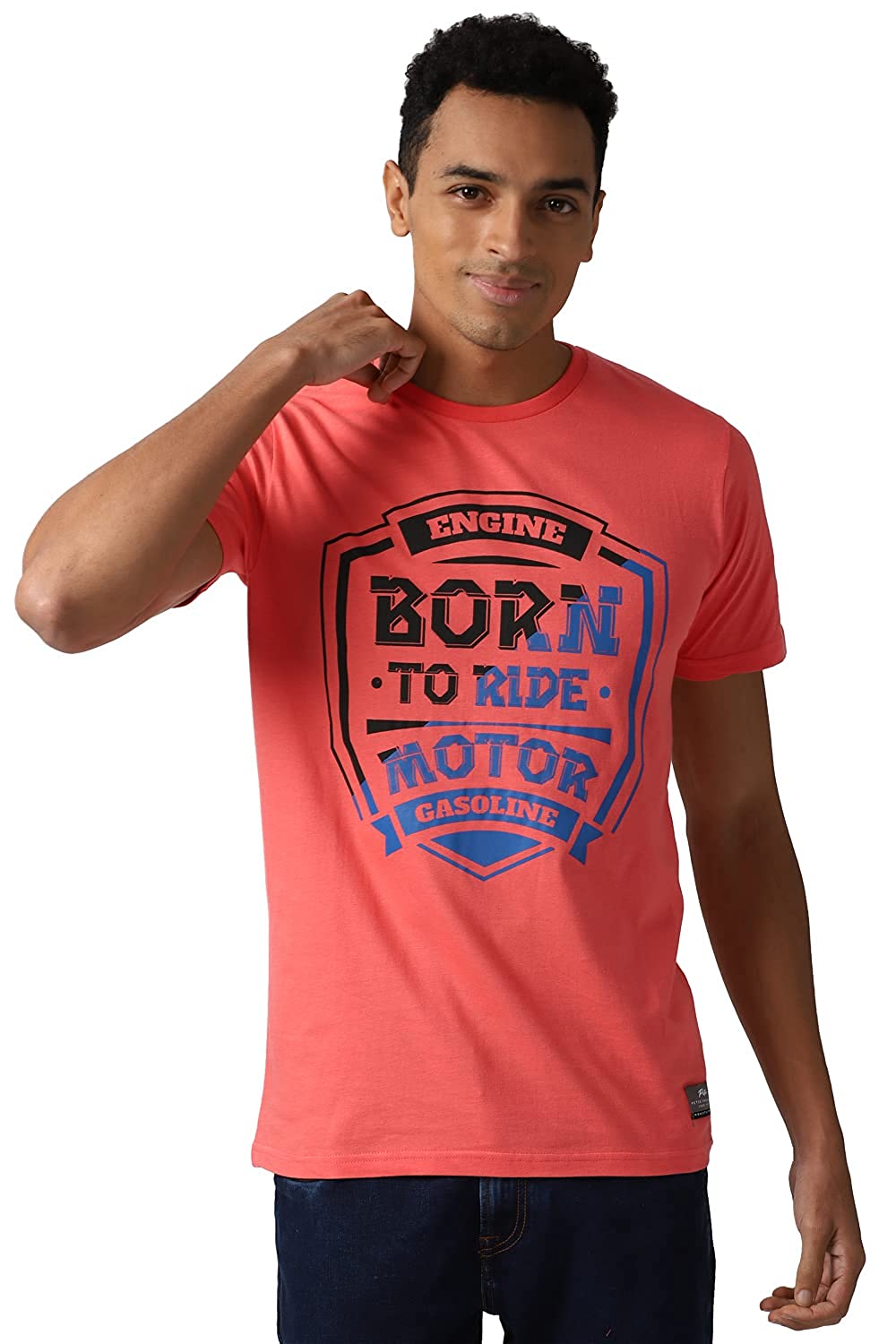 Peter England Men's Slim Fit T-Shirt