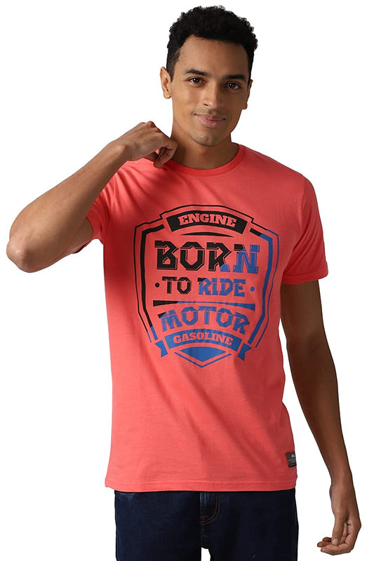 Peter England Men's Slim Fit T-Shirt