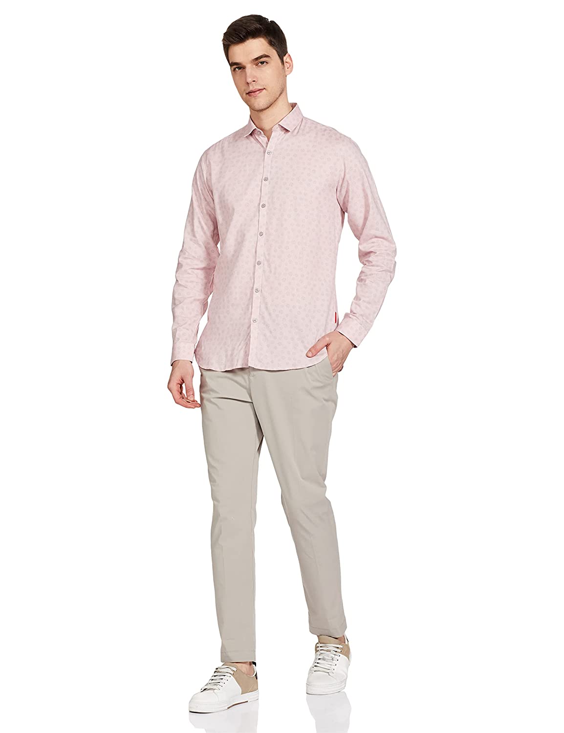 Van Heusen Men's Peach Casual 42 Size, Van Heusen Men's Peach Casual 44 Size 