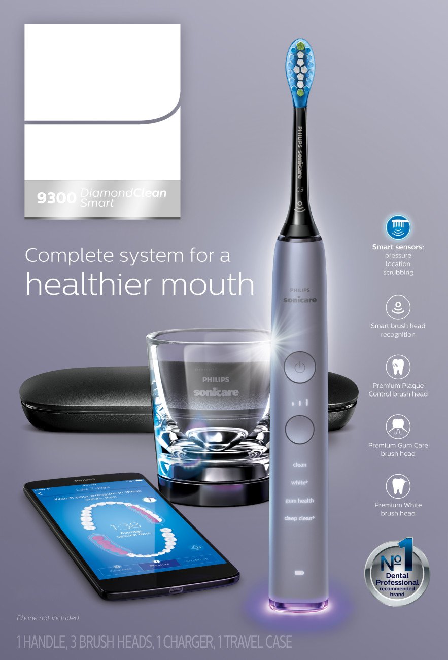 Philips Sonicare - DiamondClean Smart 9300 Rechargeable Toothbrush