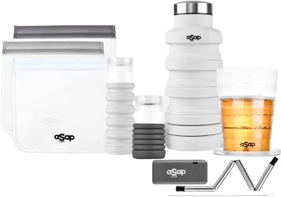 ASAP Simple - Eco Friendly Travel Kit - Gray