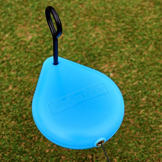 Perfect Practice - The RainDrop - Retractable String for Golf - Blue
